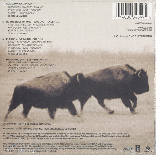 U2 : The Best Of 1990-2000 (DVD-V, Promo)