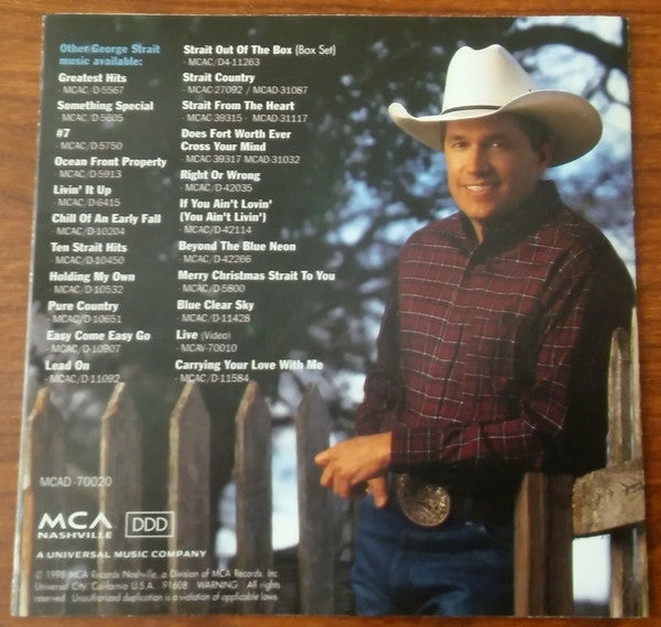 George Strait : One Step At A Time (HDCD, Album, Club)
