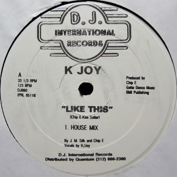 K. Joy : Like This (12")