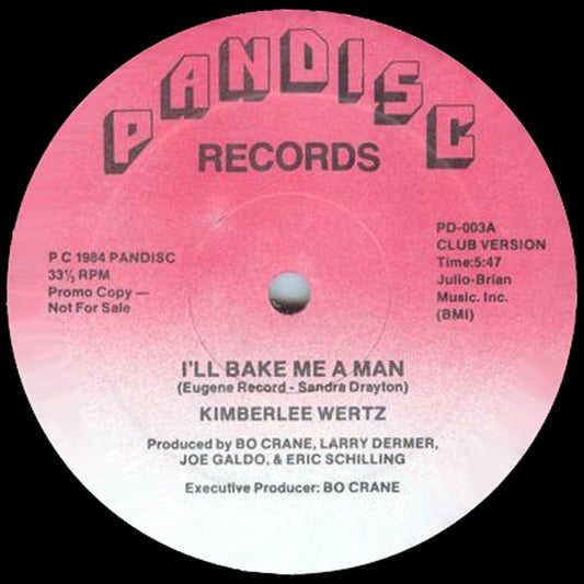 Kimberlee Wertz : I'll Bake Me A Man (12", Promo)