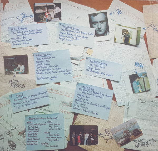 Phil Collins : Face Value (LP, Album, Eur)