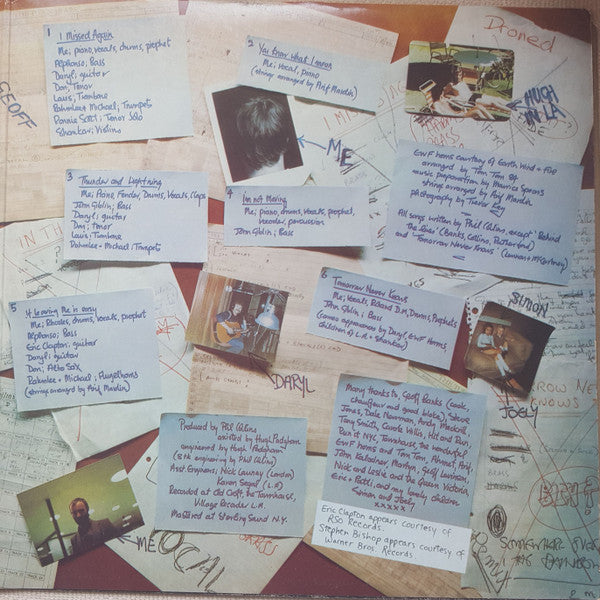 Phil Collins : Face Value (LP, Album, Eur)