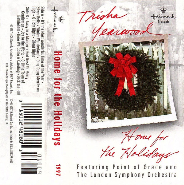 Trisha Yearwood Featuring Point Of Grace And The London Symphony Orchestra : Home For The Holidays (Cass, Album)