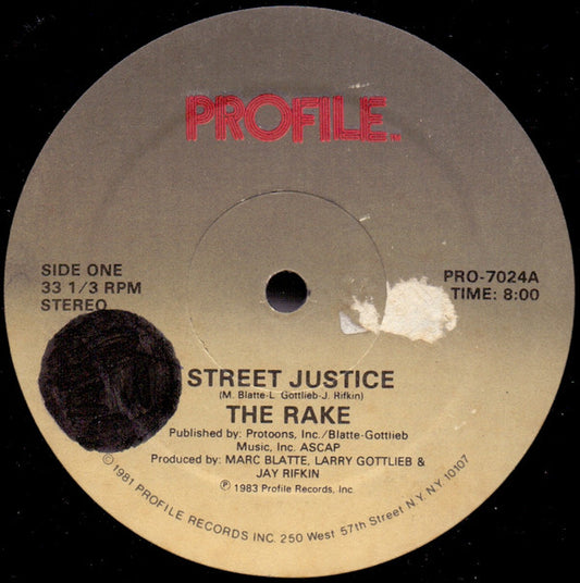 The Rake : Street Justice (12")