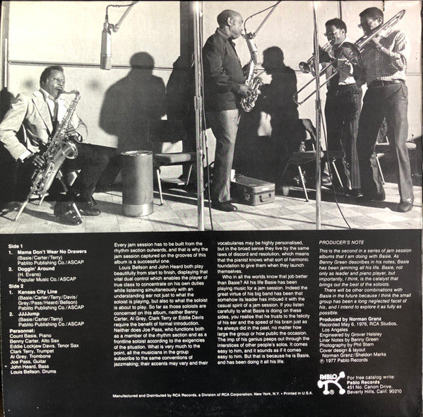 Count Basie : Basie Jam #2 (LP, Album, Mono, Gat)