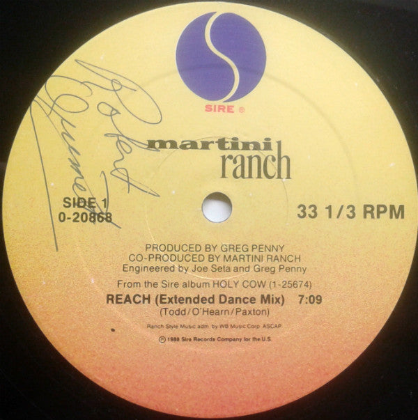 Martini Ranch : Reach (12")