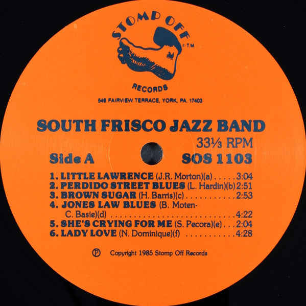 South Frisco Jazz Band ,with Special Guest Bob Helm : Jones Law Blues  (LP, Album)
