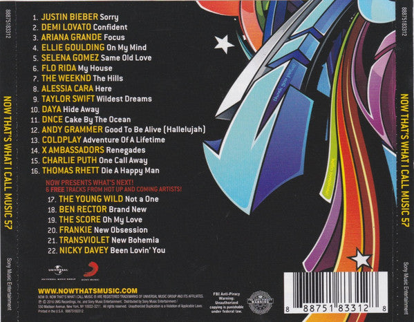 Various : Now That's What I Call Music! 57 (CD, Comp)