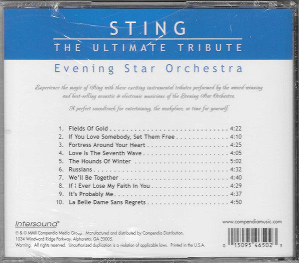 Evening Star Orchestra : Sting: The Ultimate Tribute (CD, Album)