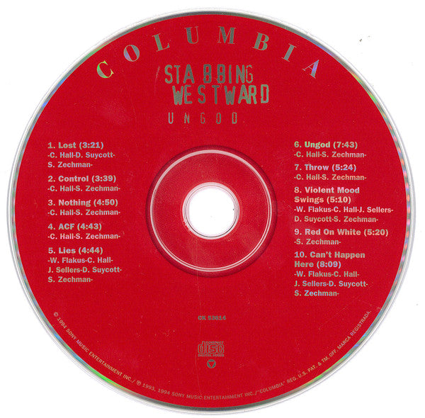 Stabbing Westward : Ungod (CD, Album)