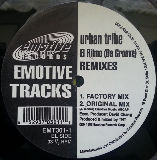 Urban Tribe (2) : El Ritmo (Da Groove) (Remixes) (12")