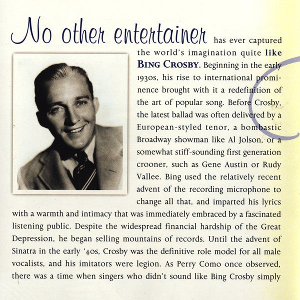 Bing Crosby : The Best Of Bing Crosby (CD, Comp, RE)