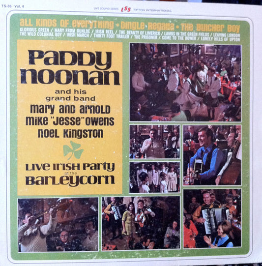 Paddy Noonan And His Band : Live Irish Party at the Barleycorn (LP)