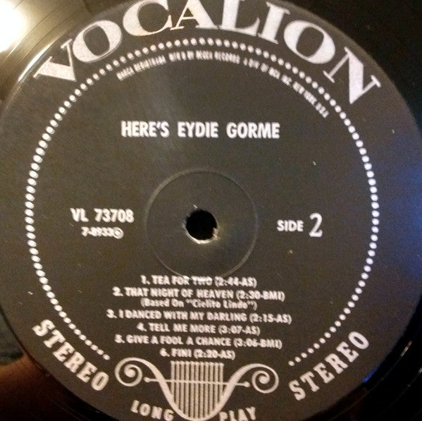 Eydie Gormé : Here's Eydie Gorme (LP)