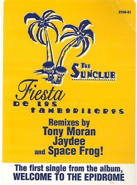 The Sunclub : Fiesta De Los Tamborileros (12", Promo)