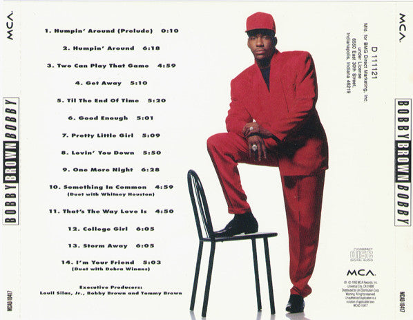 Bobby Brown : Bobby (CD, Album, Club)