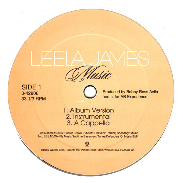 Leela James : Music (12")