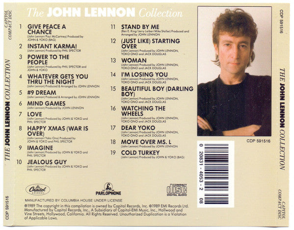 John Lennon : The John Lennon Collection (CD, Comp, Club, RE)