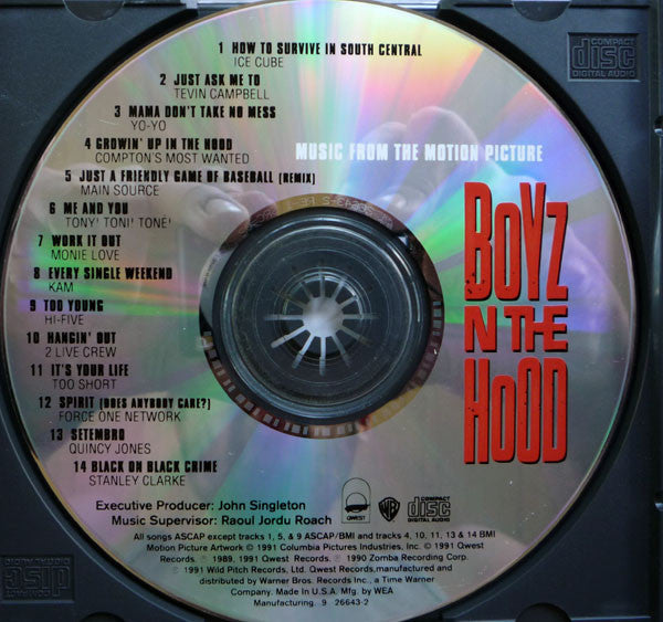 Various : Boyz N The Hood (Music From The Motion Picture) (CD, Comp)