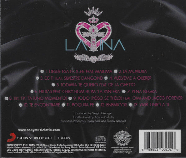 Thalia* : Latina (CD, Album)