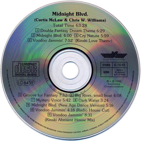 Dancing Fantasy : Midnight Blvd. (CD, Album)