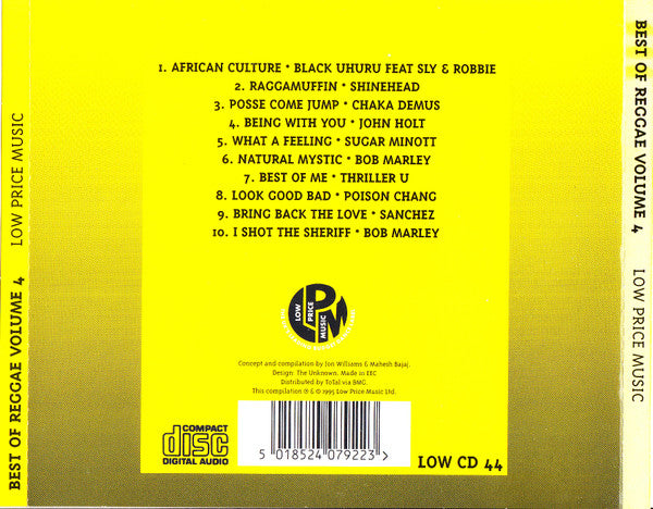 Various : Best Of Reggae Volume Four (CD, Comp)
