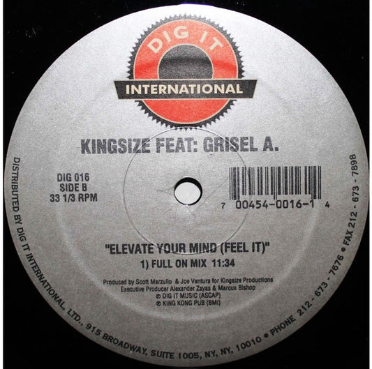King-Size : Elevate Your Mind (Feel It) (12")