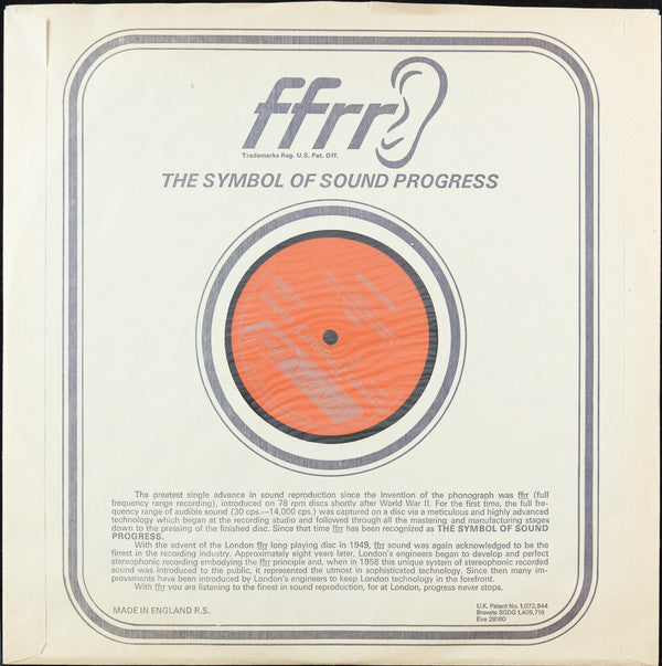 Frédéric Chopin / Wilhelm Kempff : Piano Music Of Chopin Vol. I (LP, Album, RE, RP)