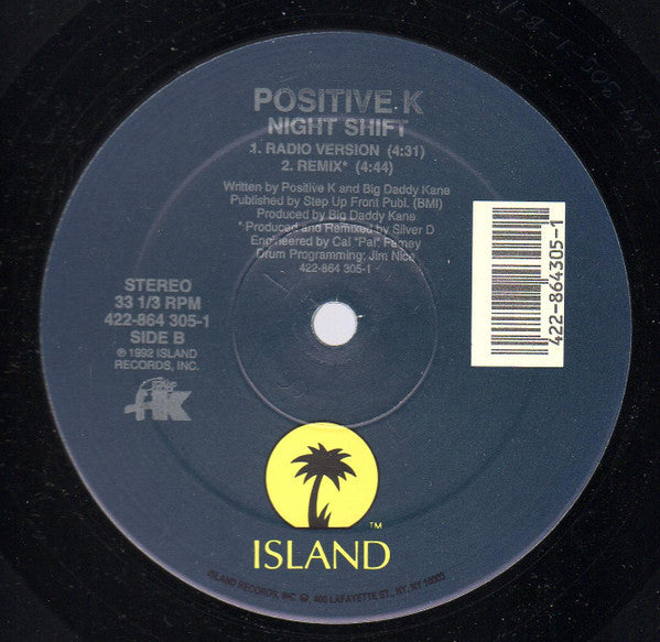 Positive K : I Got A Man / Night Shift (12")