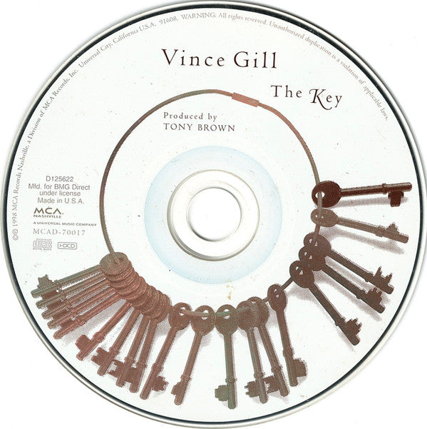 Vince Gill : The Key (HDCD, Album, Club)