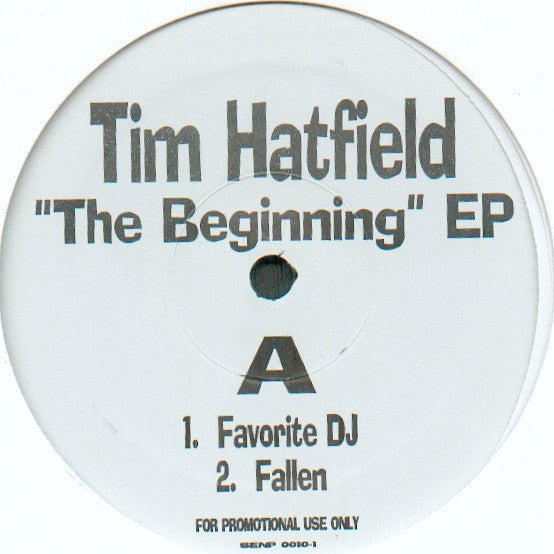 Tim Hatfield : The Beginning  EP (12", EP, Promo)