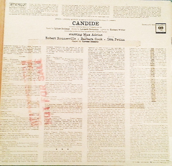 Leonard Bernstein : Candide (LP, Album)