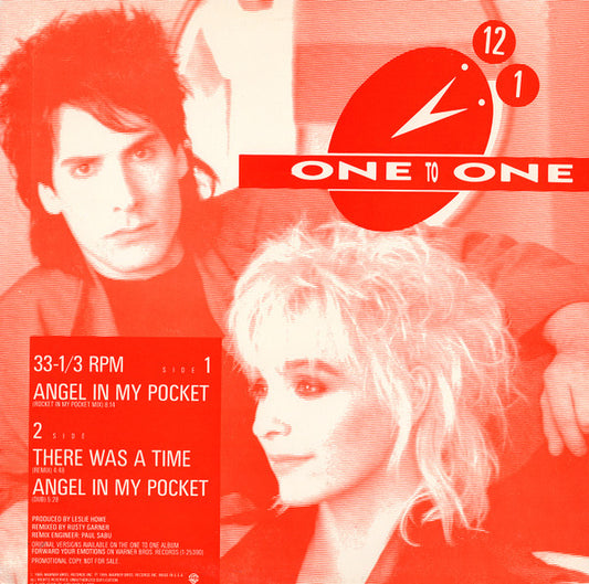 One To One : Angel In My Pocket (12", Promo)