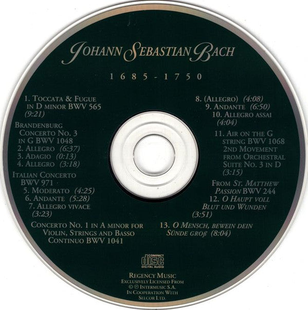 Johann Sebastian Bach : The Masterpiece Collection Volume 1: Bach (CD, Comp)
