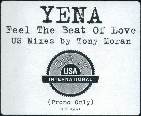 Yena : Feel The Beat Of Love (12", Promo)