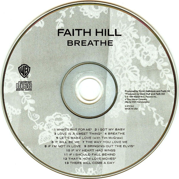 Faith Hill : Breathe (CD, Album, Oly)