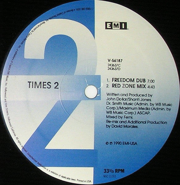 Times Two : Set Me Free (12")