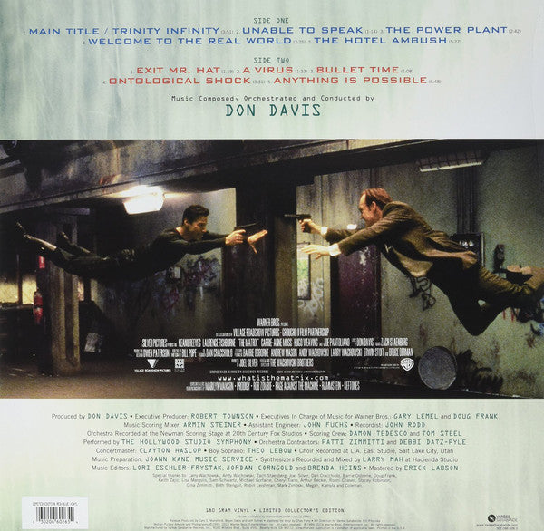 Don Davis (4) : The Matrix (Original Motion Picture Score) (LP, Album, Ltd, RE, RM, Red)