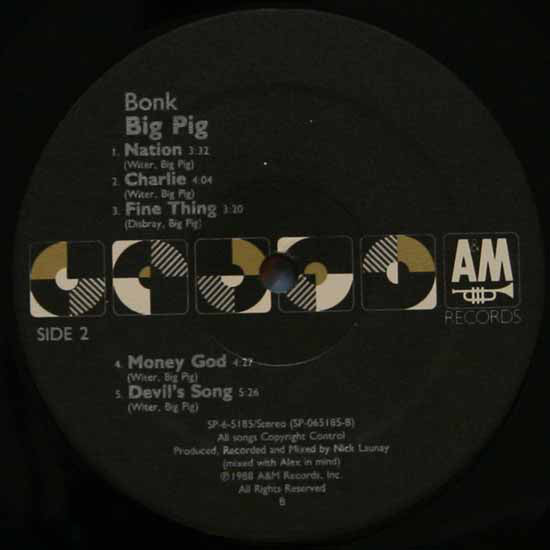 Big Pig : Bonk (LP, Album)