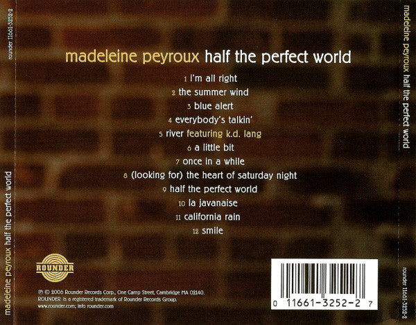 Madeleine Peyroux : Half The Perfect World (CD, Album)