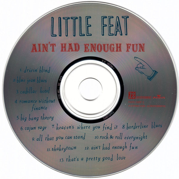 Little Feat : Ain't Had Enough Fun (CD, Album, Ora)