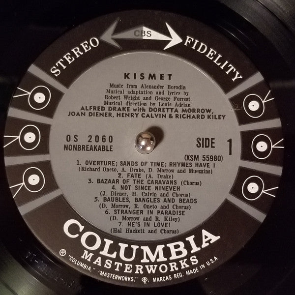 Alfred Drake & The Kismet Original Broadway Cast : Kismet (LP)