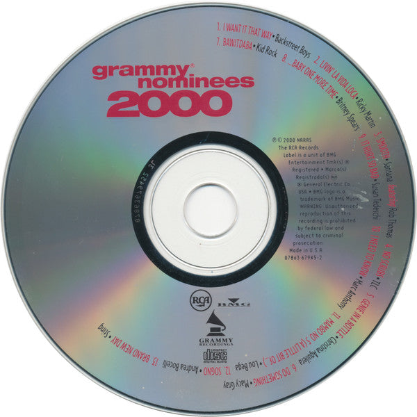 Various : Grammy Nominees 2000 (CD, Comp)