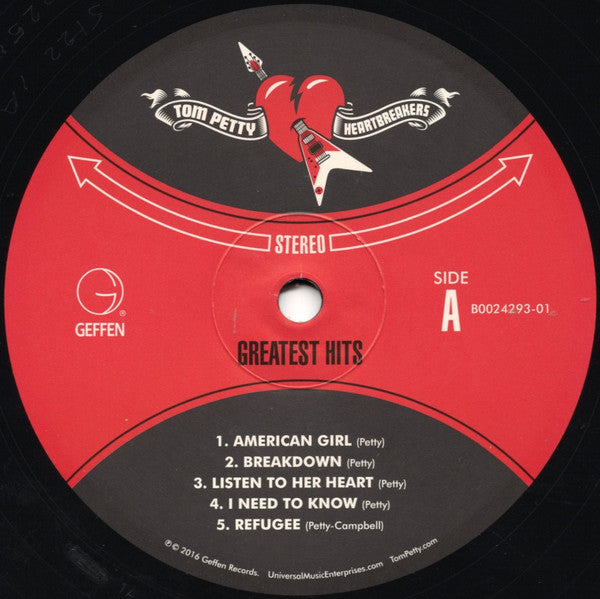 Tom Petty And The Heartbreakers : Greatest Hits (2xLP, Comp, RE, RM, 180)