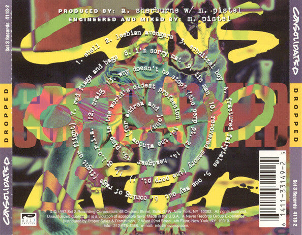 Consolidated : Dropped (CD, Album, Dis)