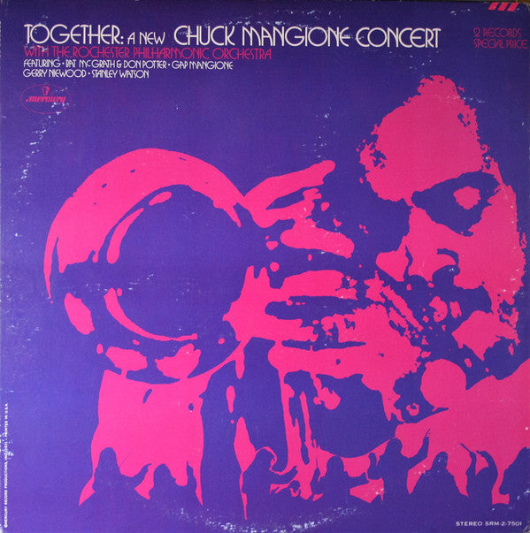 Chuck Mangione With The Rochester Philharmonic Orchestra : Together: A New Chuck Mangione Concert (2xLP, Album)