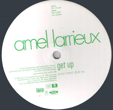Amel Larrieux : Get Up (2x12", Promo)