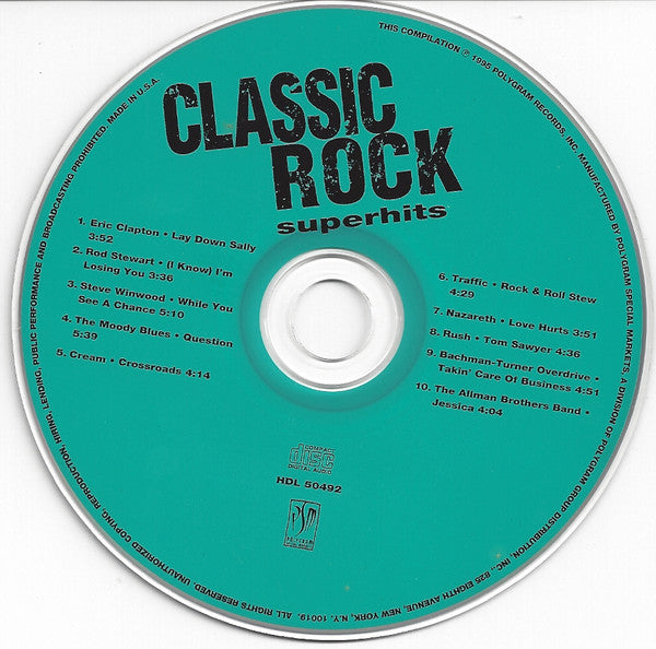 Various : Classic Rock Superhits (CD, Comp)