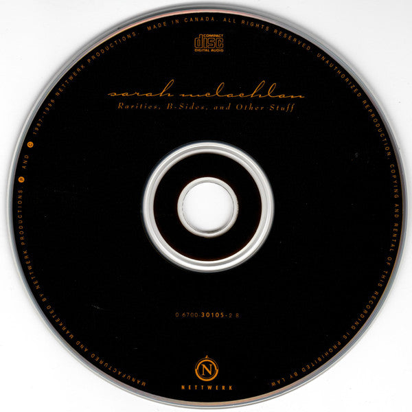 Sarah McLachlan : Rarities, B-Sides & Other Stuff (CD, Comp, Enh, Dig)