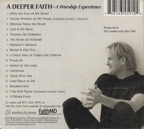 John Tesh : A Deeper Faith (CD, Album)